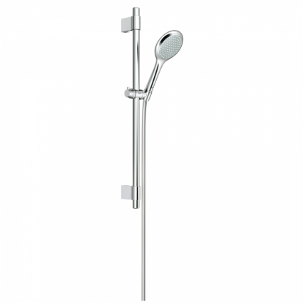 Душевой гарнитур Grohe Rainshower Solo 100 (ручной душ, штанга 600 мм, шланг 1750 мм) с ограничением расхода воды, хром