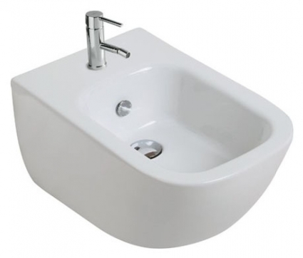 Биде подвесное Galassia Plus Design  цвет белый, прямоугольное, 35x55 см