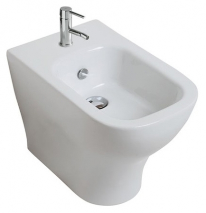 Биде напольное Galassia Plus Design  цвет белый, прямоугольное, 35x55 см