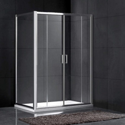 Душевой уголок Gemy Victoria S30192D-A70 180x70см прямоугольный, двери раздвижные