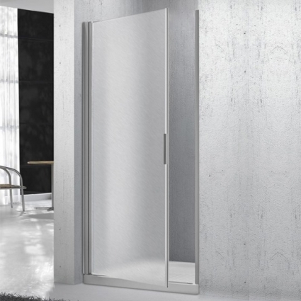 Душевая дверь в нишу BelBagno Sela B 1 65 Ch Cr распашная, стекло рифленое