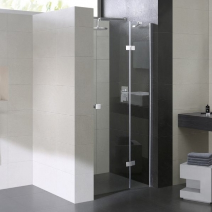 Душевая дверь в нишу Cezares Crystal-S-B-12-120-C-Cr-R распашная, стекло прозрачное