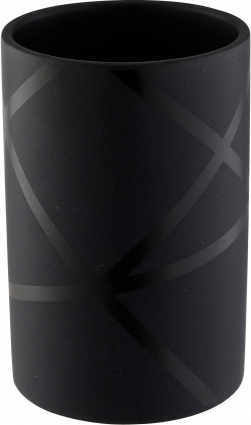 Стакан Axentia Nero 131055 черный,  в современном стиле