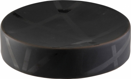 Мыльница Axentia Nero 131057 цвет черный, настольная