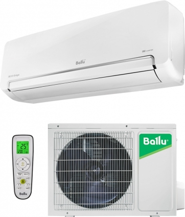 Кондиционер Ballu Eco Edge DC inverter (R410a) BSLI-18HN1/EE/EU на площадь 50 кв.м., белый