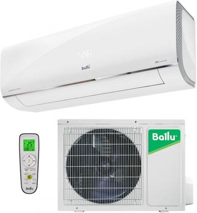 Кондиционер Ballu iGreen PRO ERP DC Inverter BSAGI-09HN1_17Y на площадь 25 кв.м., белый