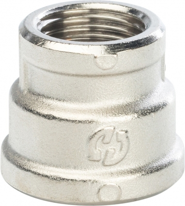 Муфта Stout SFT-0006 3/4"х1/2" переходная, никелированная