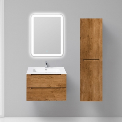 Мебель для ванной BelBagno Etna 70 rovere nature подвесная, с ящиками