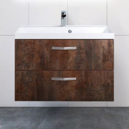 Тумба для комплекта BelBagno Aurora 80 metallo vintage подвесная, матовая