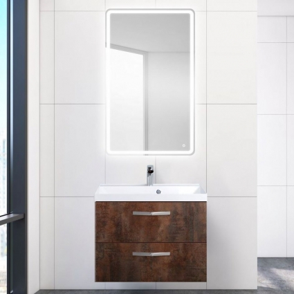 Мебель для ванной BelBagno Aurora 60 metallo vintage подвесная, матовая