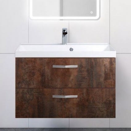 Тумба для комплекта BelBagno Aurora 70 metallo vintage подвесная, матовая