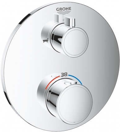 Термостат Grohe Grohtherm 24077000 для ванны с душем, термостат, хром