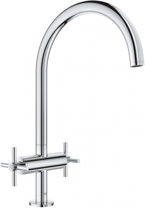 Смеситель Grohe Atrio New 30362000 для кухонной мойки двухвентильный, хром