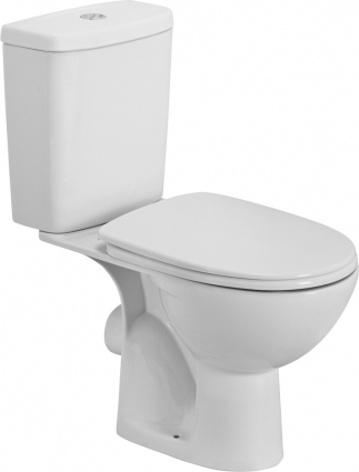Унитаз-компакт Kolo Freja L79200000 белый, овальный, 35.4x64 см