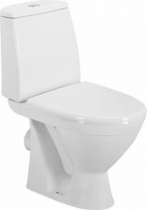 Унитаз-компакт Kolo Runa L89208000 белый, овальный, 36.5x63.5 см