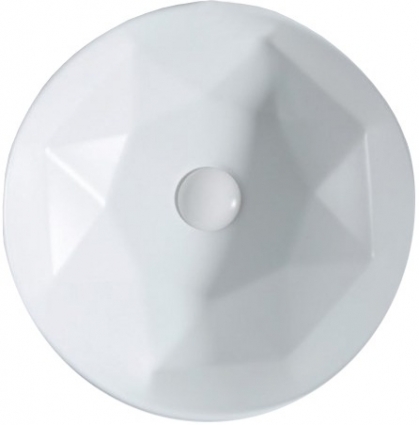 Рукомойник BelBagno BB1342H300 цвет белый, на столешницу, круглая