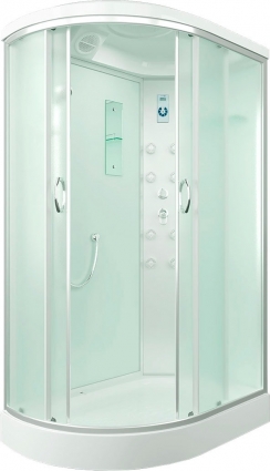Душевая кабина Erlit Comfort ER4512PR-C3-RUS прямоугольная-асимметричная, поддон средний