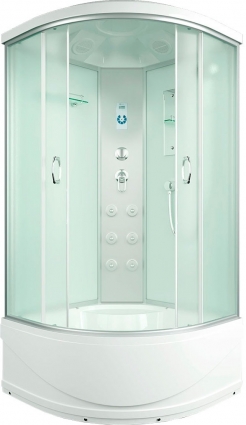 Душевая кабина Erlit Comfort ER4509TP-C3-RUS четверть круга, поддон глубокий