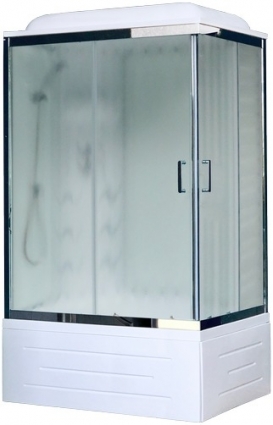 Душевая кабина Royal Bath RB 8100BP3-WC-CH L прямоугольная, поддон глубокий