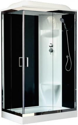 Душевая кабина Royal Bath RB 8120НР6-ВТ-СН R прямоугольная, поддон низкий