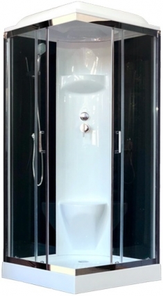 Душевая кабина Royal Bath RB 90НР6-ВT-СН квадратная, поддон низкий