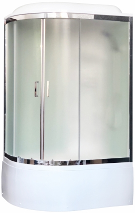 Душевая кабина Royal Bath RB 8120ВК3-WС-CH R прямоугольная-асимметричная, поддон глубокий