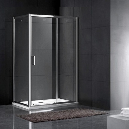 Душевой уголок Gemy Victoria S30191A-A70 120x70 см прямоугольный, двери раздвижные