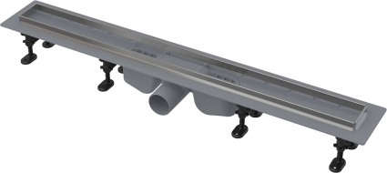Душевой лоток AlcaPlast APZ22 Optimal 95 см серый, в пол около стены