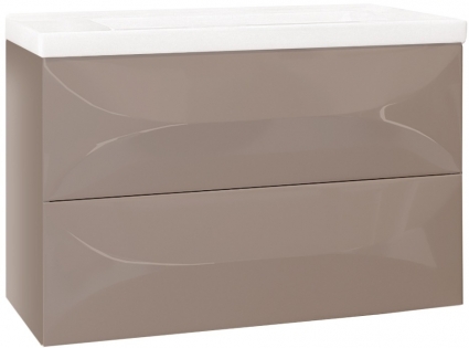 Тумба для комплекта Marka One Elegant 80П cappuccino