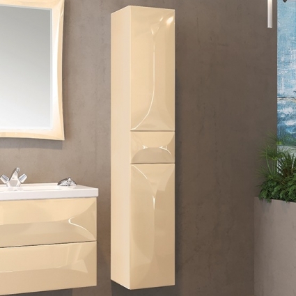 Шкаф-пенал Marka One Elegant 30П vanilla, R, подвесной, правый