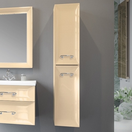 Шкаф-пенал Marka One Delice 30П vanilla, R, подвесной, правый