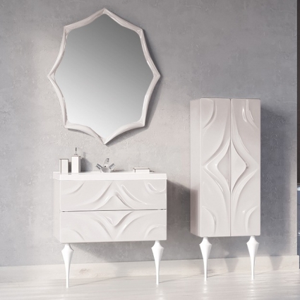 Мебель для ванной Marka One Angel 80 white подвесная, с ящиками