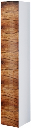Шкаф-пенал Marka One Lacio 30П wood, L, подвесной, левый