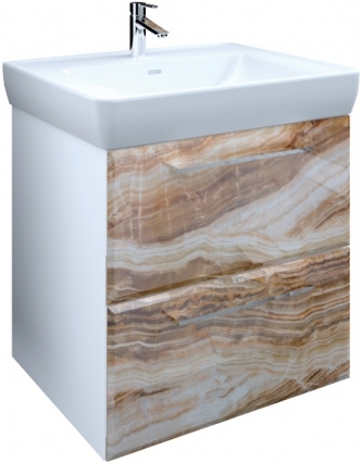 Тумба для комплекта Marka One Visbaden 60П onyx