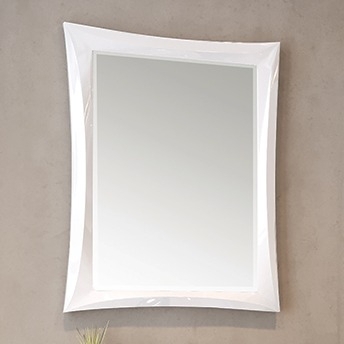 Зеркало Marka One Elegant 65 white прямоугольное, с подсветкой