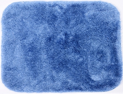 Коврик Wasserkraft Wern BM-2503 dark blue синий,  в современном стиле