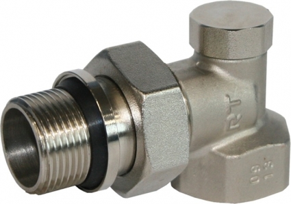 Вентиль Royal Thermo RTO 50.006 на обратную подводку угловой 3/4"