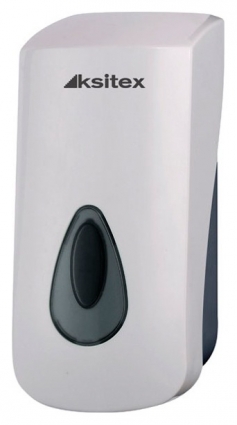 Диспенсер для антисептика Ksitex DD-1068A механический, округлый, 11.5x11x24.5 см