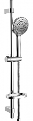 Душевой гарнитур Swedbe Calypso 5011 хром, штанга 75 см, шланг 175 см