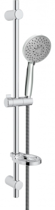 Душевой гарнитур Swedbe Calypso 5012 хром, штанга 75 см, шланг 175 см