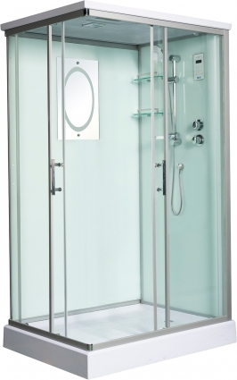 Душевая кабина Weltwasser WW500 Laine 1203 прямоугольная-асимметричная, поддон средний