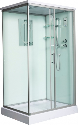 Душевая кабина Weltwasser WW500 Laine 1213 прямоугольная-асимметричная, поддон средний