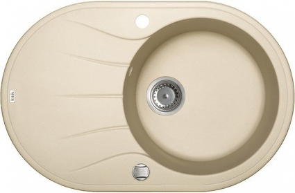 Мойка кухонная Iddis Kitchen G K14S771i87 матовая, овальная, 77x50 см