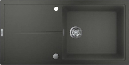 Мойка кухонная Grohe K400 31641AT0 матовая, прямоугольная, с крылом, 100x50 см