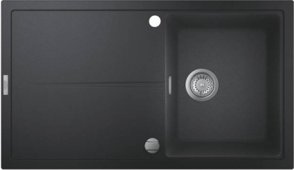 Мойка кухонная Grohe K400 31640AP0 матовая, прямоугольная, с крылом, 86x50 см