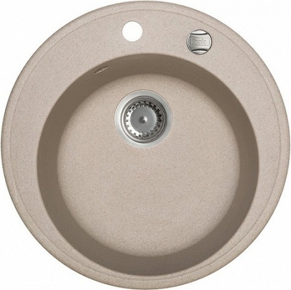 Мойка кухонная Iddis Kitchen G K03P511i87 матовая, круглая, 51x51 см
