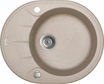 Мойка кухонная Iddis Kitchen G K08P621i87 матовая, овальная, 62x50 см