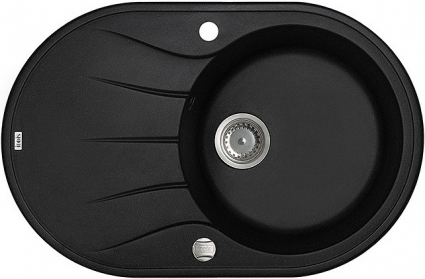 Мойка кухонная Iddis Kitchen G K11B771i87 матовая, овальная, 77x50 см