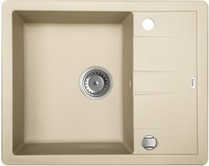 Мойка кухонная Iddis Vane G V09S621i87 матовая, прямоугольная, с крылом, 62x50 см
