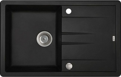 Мойка кухонная Iddis Vane G V11B781i87 матовая, прямоугольная, с крылом, 78x50 см